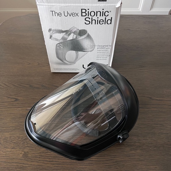 The Uvex Bionic Face Shield S8500 by Honeywell - BRAND NEW IN BOX - Picture 4 of 7